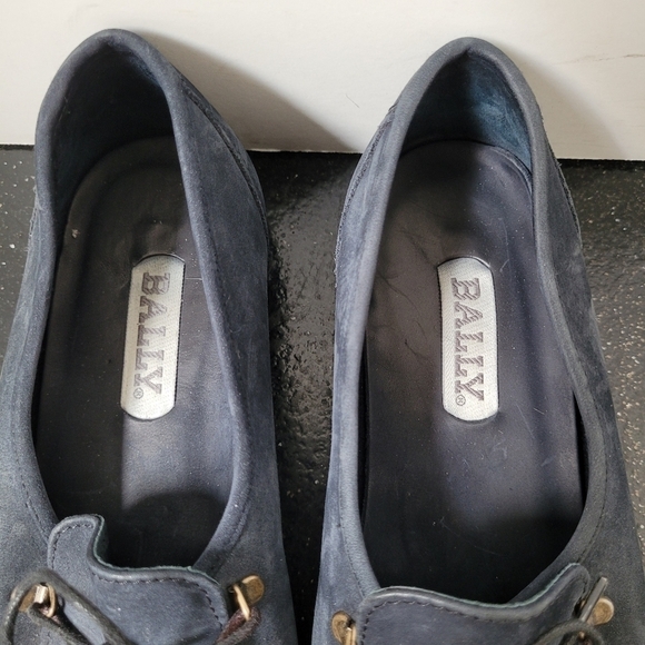 Bally Navy Suede Shoes - Picture 2 of 8